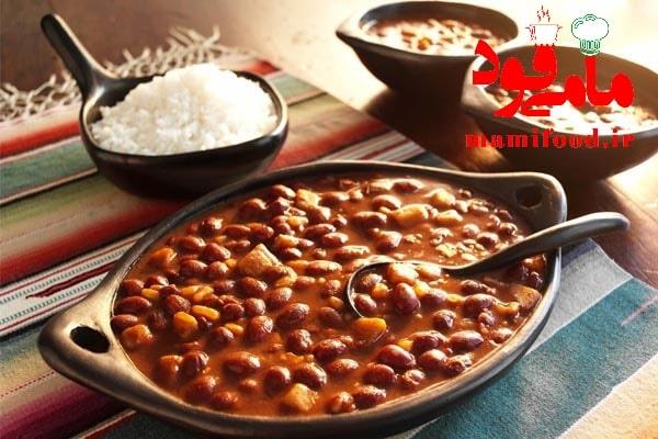 خوراک لوبیا چیتی