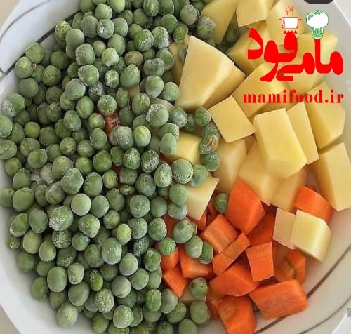 خوراک گوشت و سبزیجات ترکی