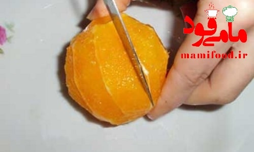 چلو خورش پرتقال با گوشت قلقلی