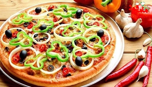 پیتزای سبزیجات