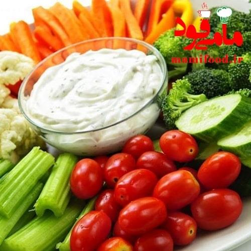 دیپ رژیمی و سبزیجات