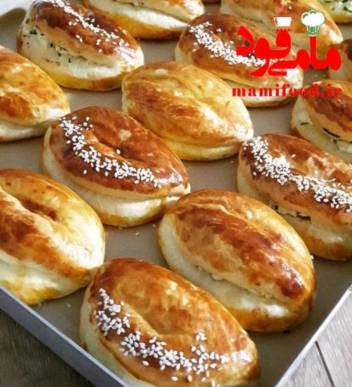نان پنیر و سبزی ترکی
