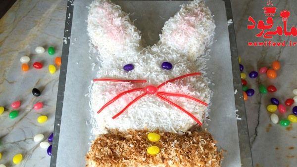 کیک به شکل خرگوش