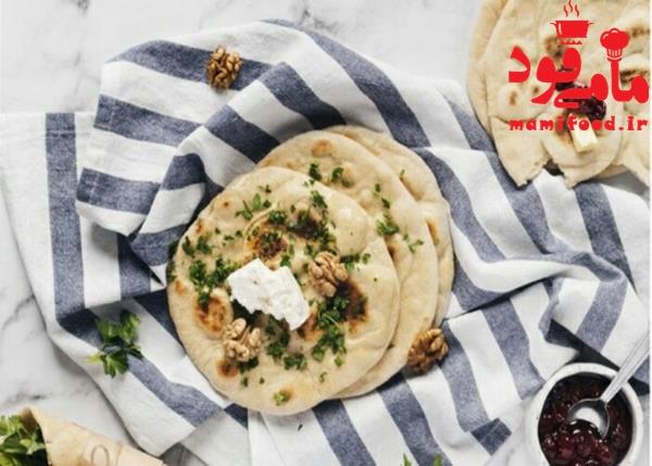 نان خانگی دوکسمی ترکیه ای بدون همزن و فر