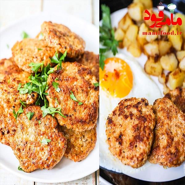 کتلت مرغ ایرانی و عربی