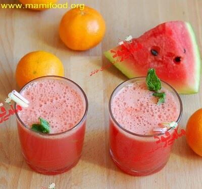 آب پرتقال و هندوانه