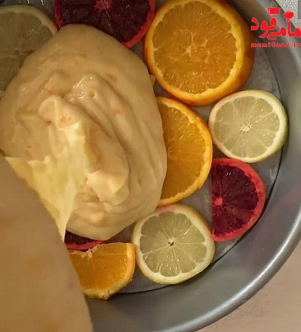 کیک پرتقال و لیمو