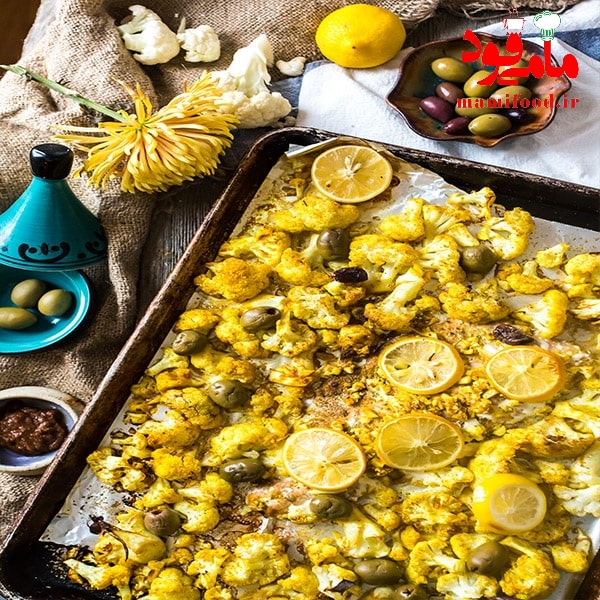ماهی مراکشی با سبزیجات