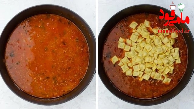 سوپ راویولی