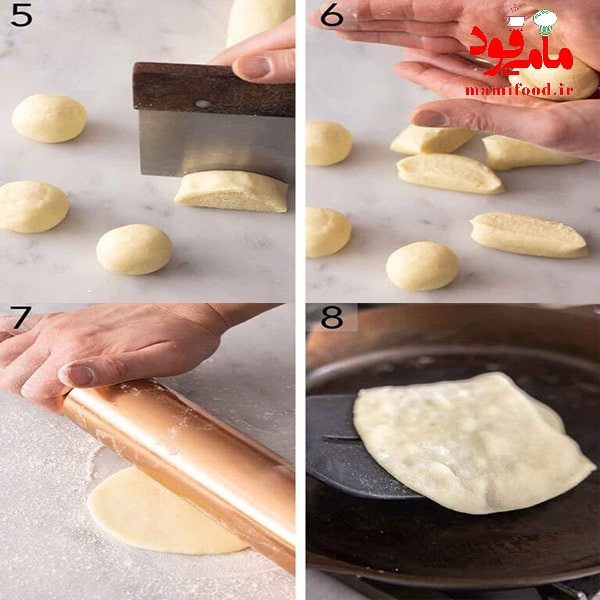 نان تخت سنتی بدون فر