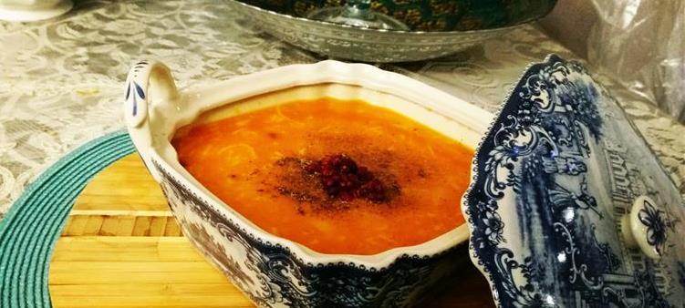  سوپ قرمز زعفرانی مامی ندا